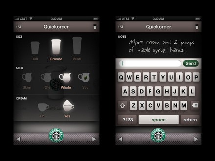 Order your Starbucks by iPhone