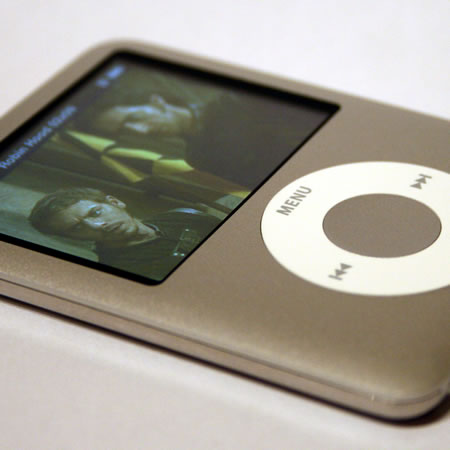 iPod nano on the big screen